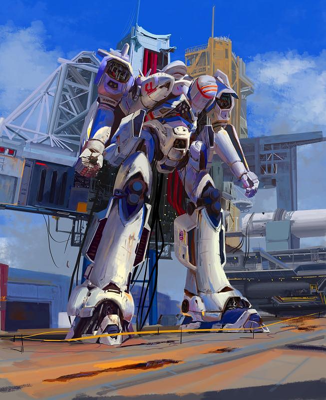 机甲类练习|插画|游戏原画|狂奔蜗牛kl_原创作品-站酷zcool