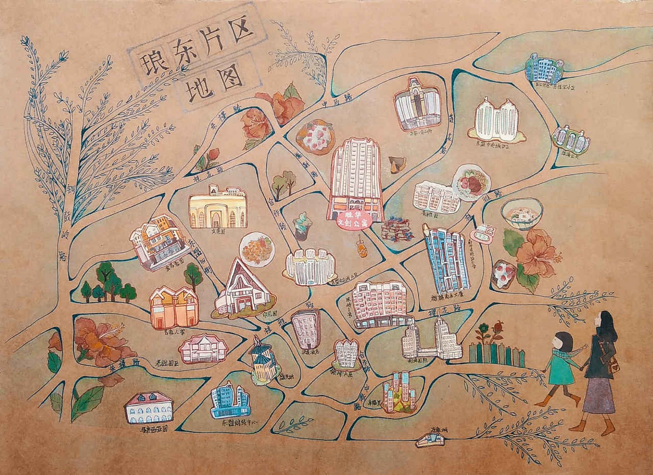 画一张可爱的小地图