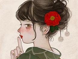 和风少女临摹