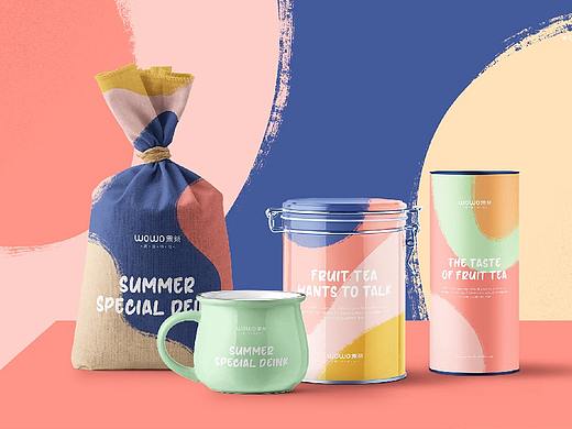 WOWO果茶VI設(shè)計(jì)（個(gè)人主頁(yè)-ZNTY3MTA5OTI=） - 品牌 - 站酷設(shè)計(jì)師_秋日未央原創(chuàng)素材 - 站酷ZCOOL