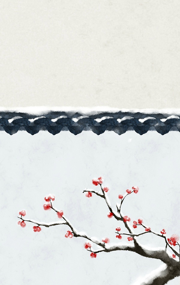 【古诗配图】冬季雪景——水墨中国风插画（图ZOTk1ODA3ODQ=） - 创作习作 - 站酷设计师石家小鬼原创素材 - 站酷ZCOOL