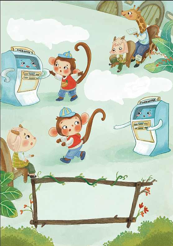 原创儿童杂志插图(已商用)