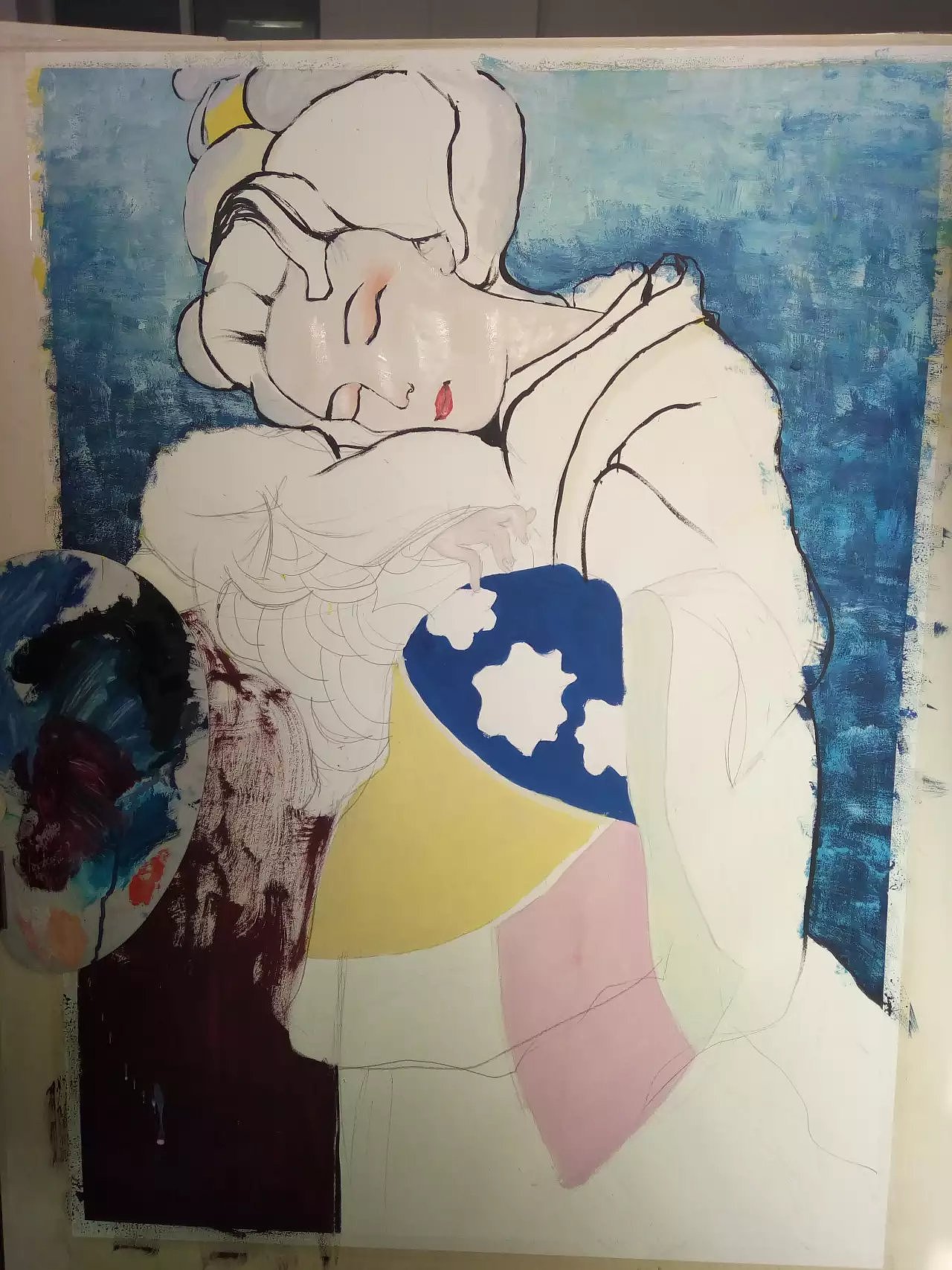 沉睡的艺妓（图ZMTI5NDYxNjYw） - 创作习作 - 站酷设计师花莉漱石原创素材 - 站酷ZCOOL