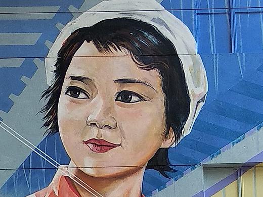 云南纺织厂生产区文创改造墙体彩绘墙绘手绘—锦泰彩绘