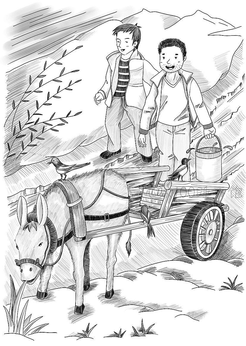 儿童文学书籍的黑白内插（图ZMTQ5NTI2MTYw） - 儿童插画 - 站酷设计师刘00睡不饱原创素材 - 站酷ZCOOL