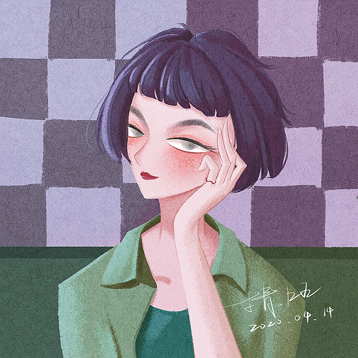 三月四月插画头像