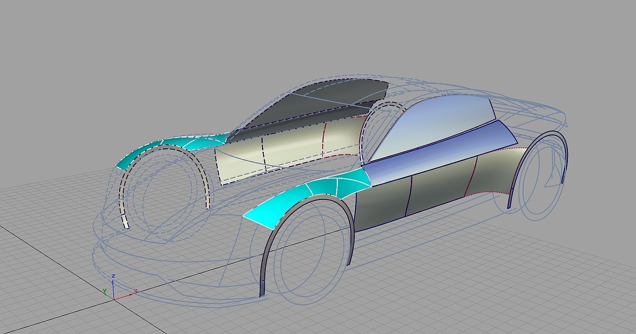Porsche-Mission-E纯效果图Alias建模教程（图ZOTM3OTYwNzY=） - 机械/交通 - 站酷设计师Adleyou原创素材 - 站酷ZCOOL