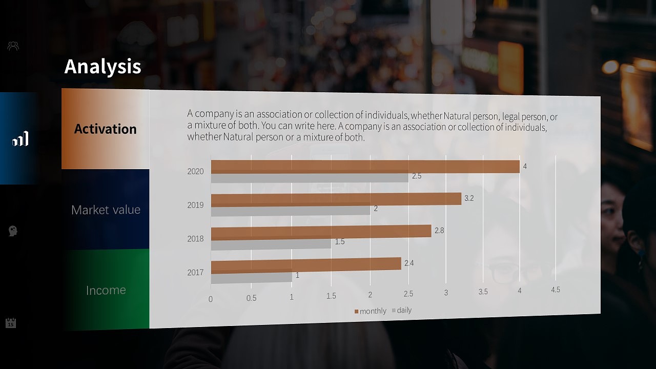 PPT模板Windows风格提案广告商务UI欧美英文模版