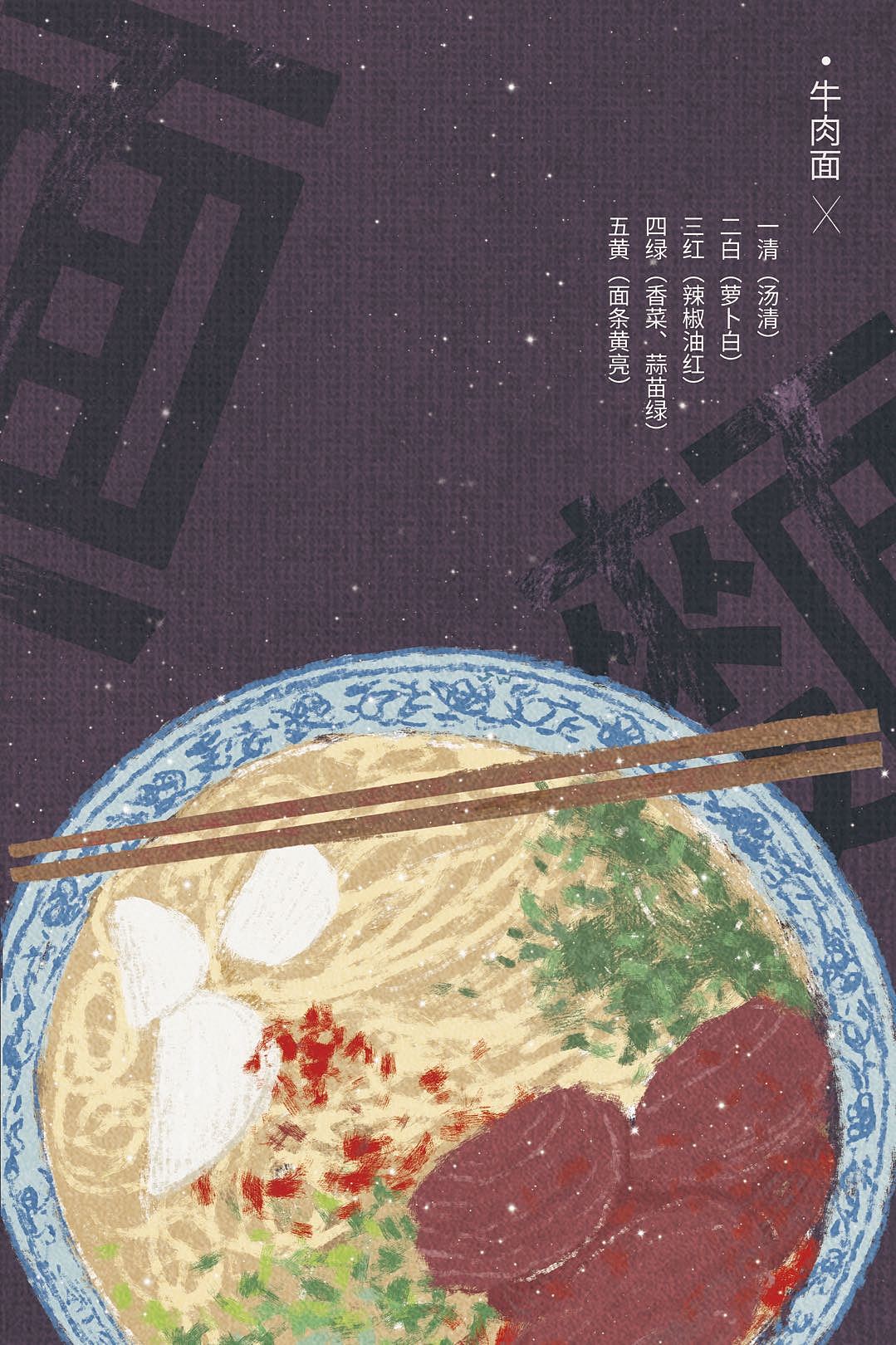 兰州拉面（图ZMjI4NjgyNTYw） - 商业插画 - 站酷设计师珍妮吴JW原创素材 - 站酷ZCOOL