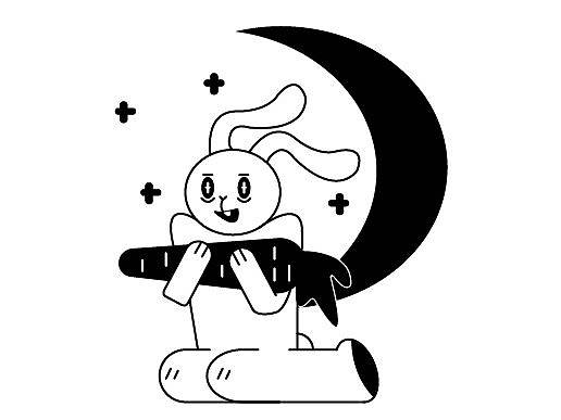 兔子/插画/设计（平面练习）（个人主页-ZNDkzNTYwMjA=） - 图案 - 站酷设计师WUMI醒醒原创素材 - 站酷ZCOOL