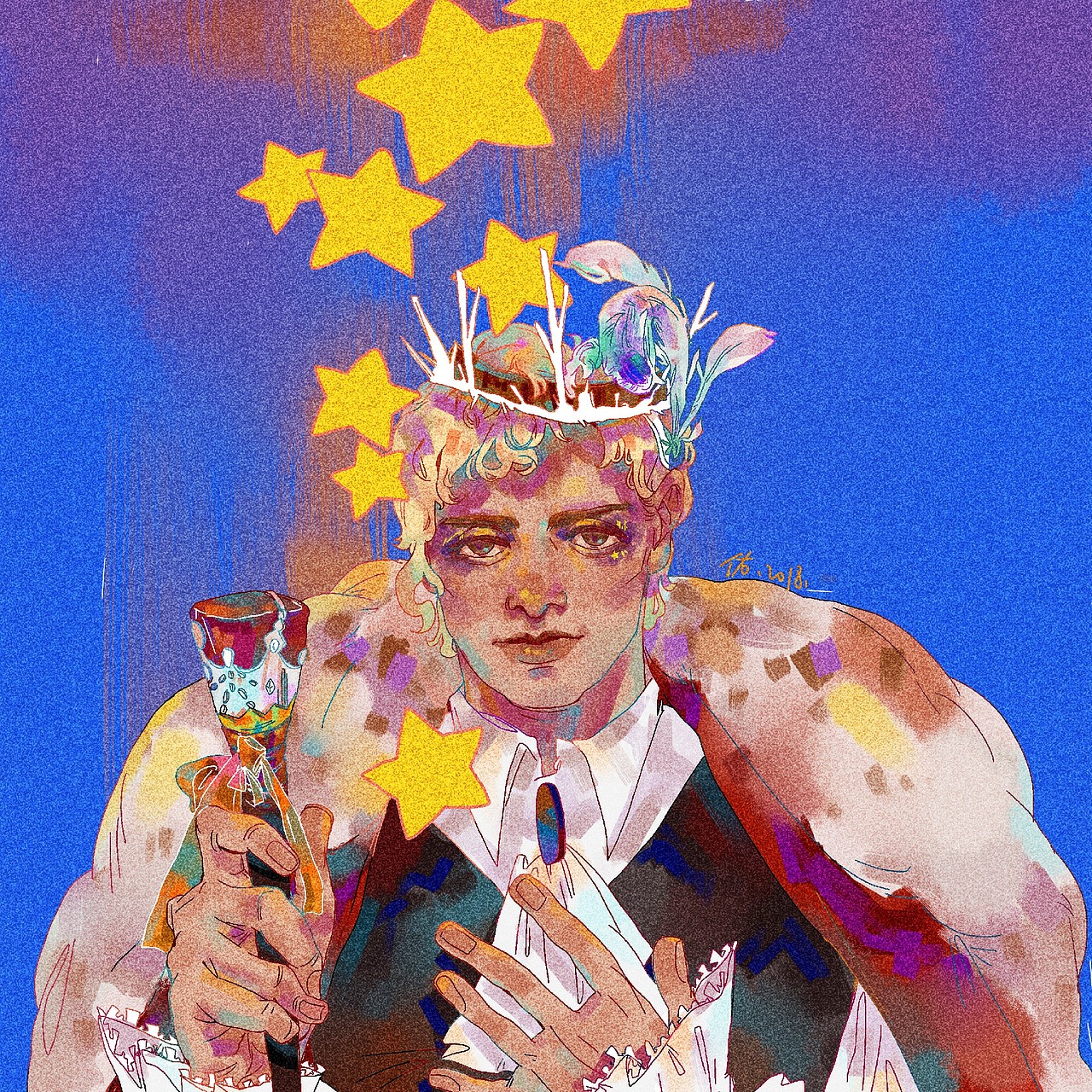 【插画合集】摇滚莫扎特星星系列（图ZMjM0MjA4MTY4） - 商业插画 - 站酷设计师佐佑Chalzea原创素材 - 站酷ZCOOL