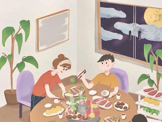 中秋佳节·公众号插画配图