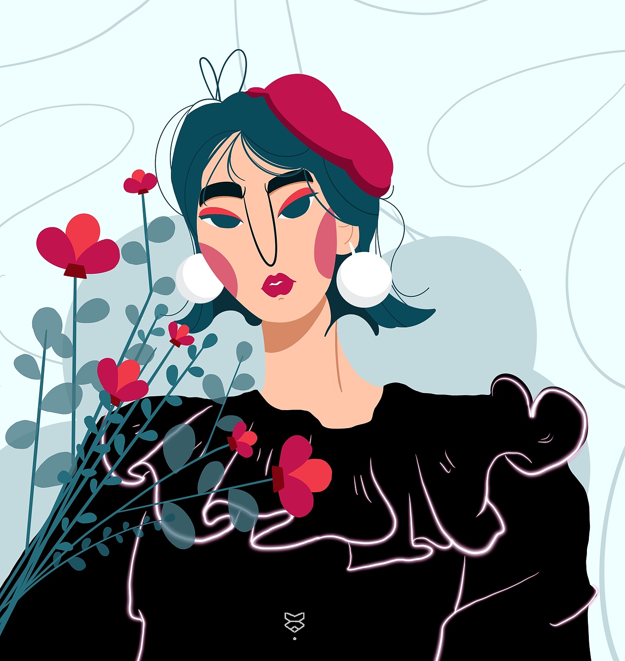 3月小結（圖ZMjAzNTQxNDQ4） - 商業(yè)插畫 - 站酷設計師筱藝ya原創(chuàng)素材 - 站酷ZCOOL