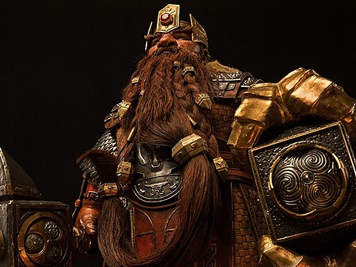 《魔兽》-麦格尼·铜须magni bronzebeard 25寸精致雕像