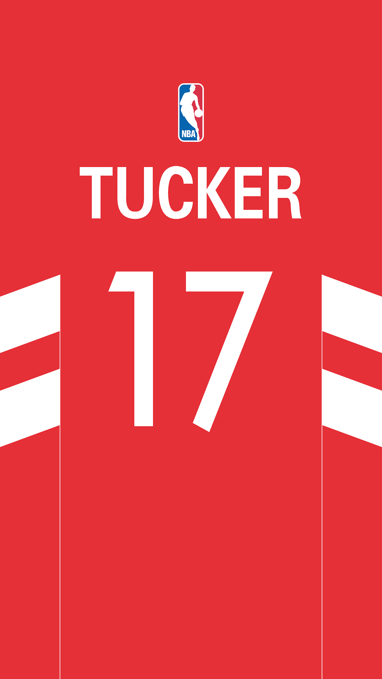 NBA 火箭队 红色球衣主题 / 手机壁纸