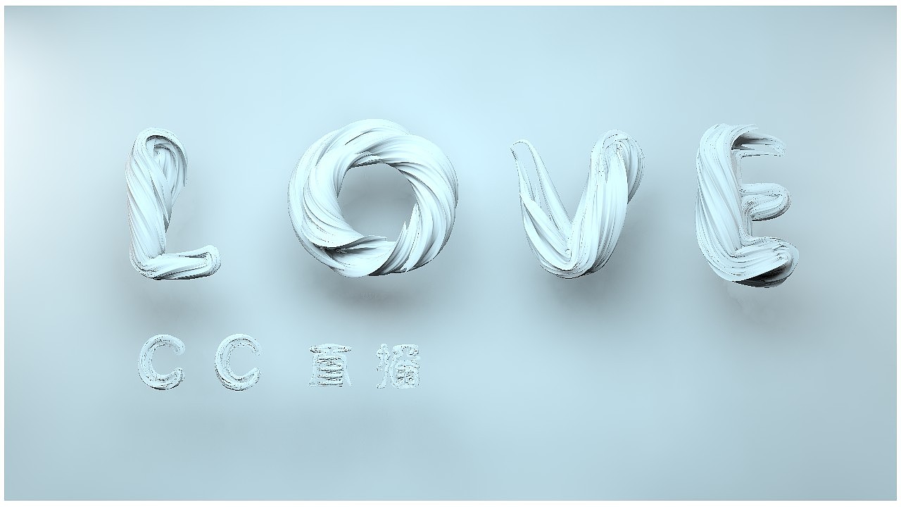 C4D_字体材质灯光表现（图ZNzMzNDIzNTI=） - 其他 - 站酷设计师禄文原创素材 - 站酷ZCOOL