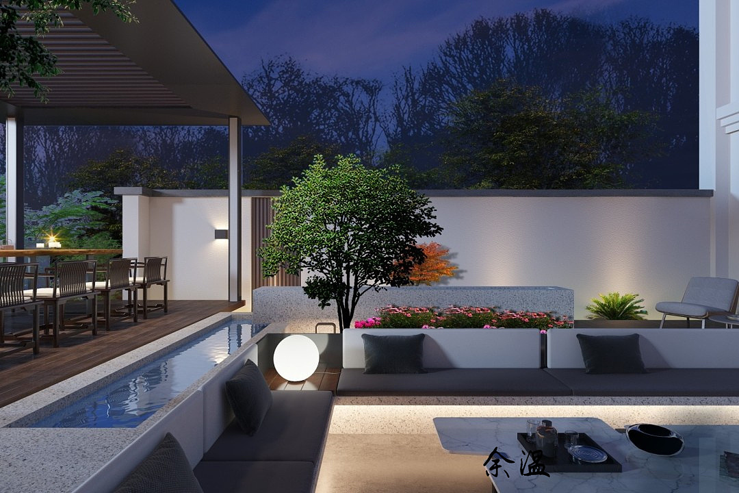 别墅花园庭院（图ZMjczNzU3MTI4） - 家装设计 - 站酷设计师余温啊原创素材 - 站酷ZCOOL