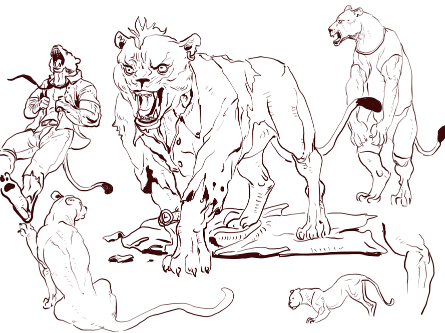 地铁上练习（动物篇）（图ZMTQ4MTk0Njgw） - 创作习作 - 站酷设计师S肚子爱画画D原创素材 - 站酷ZCOOL