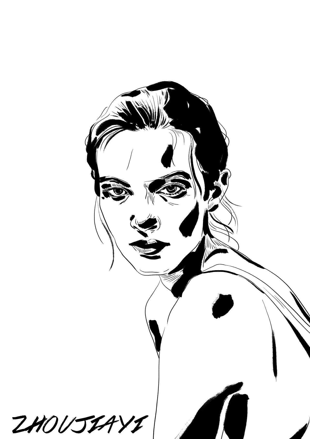 人物练习（图ZMTc3MjkxMjky） - 创作习作 - 站酷设计师___ZhouJiayii原创素材 - 站酷ZCOOL