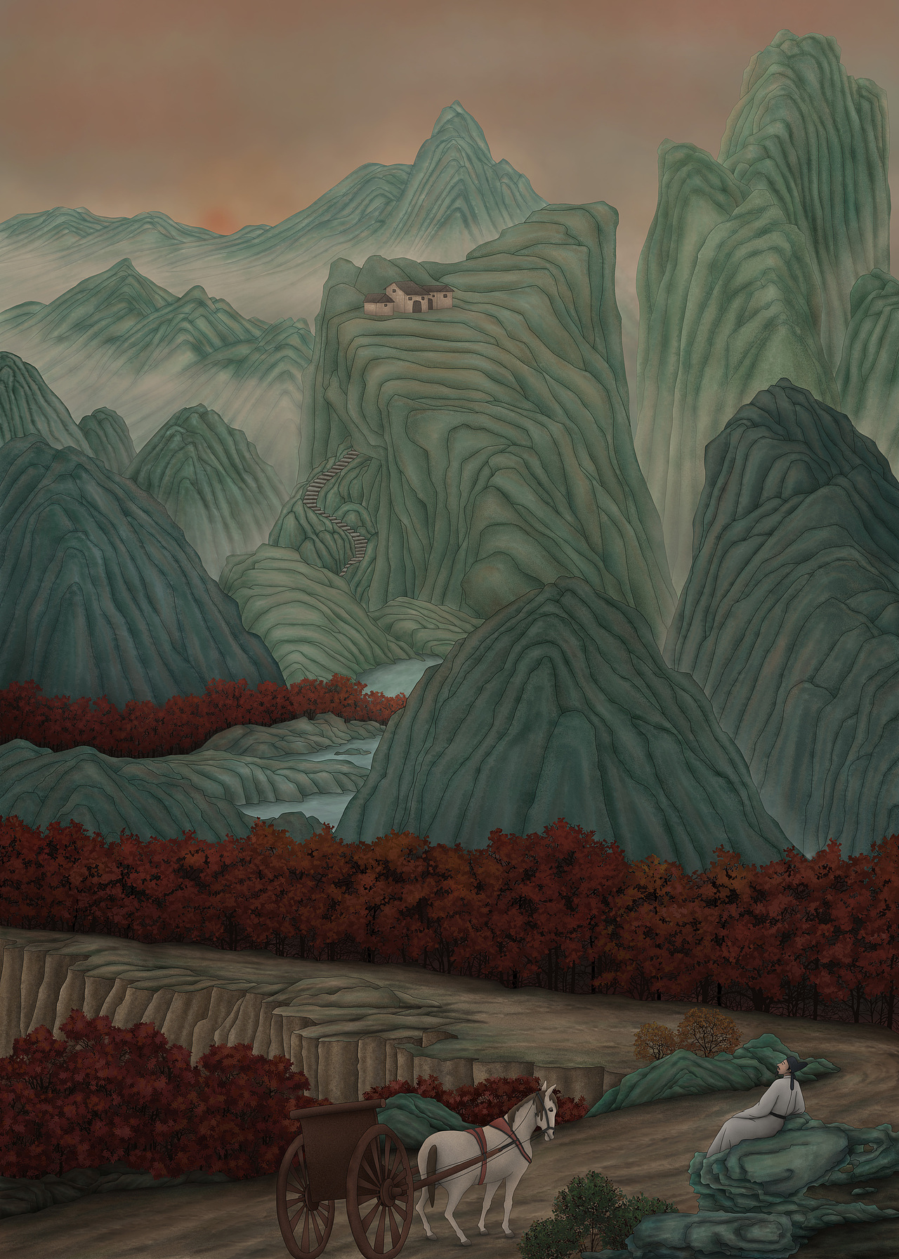 《我为古诗画插图系列3》