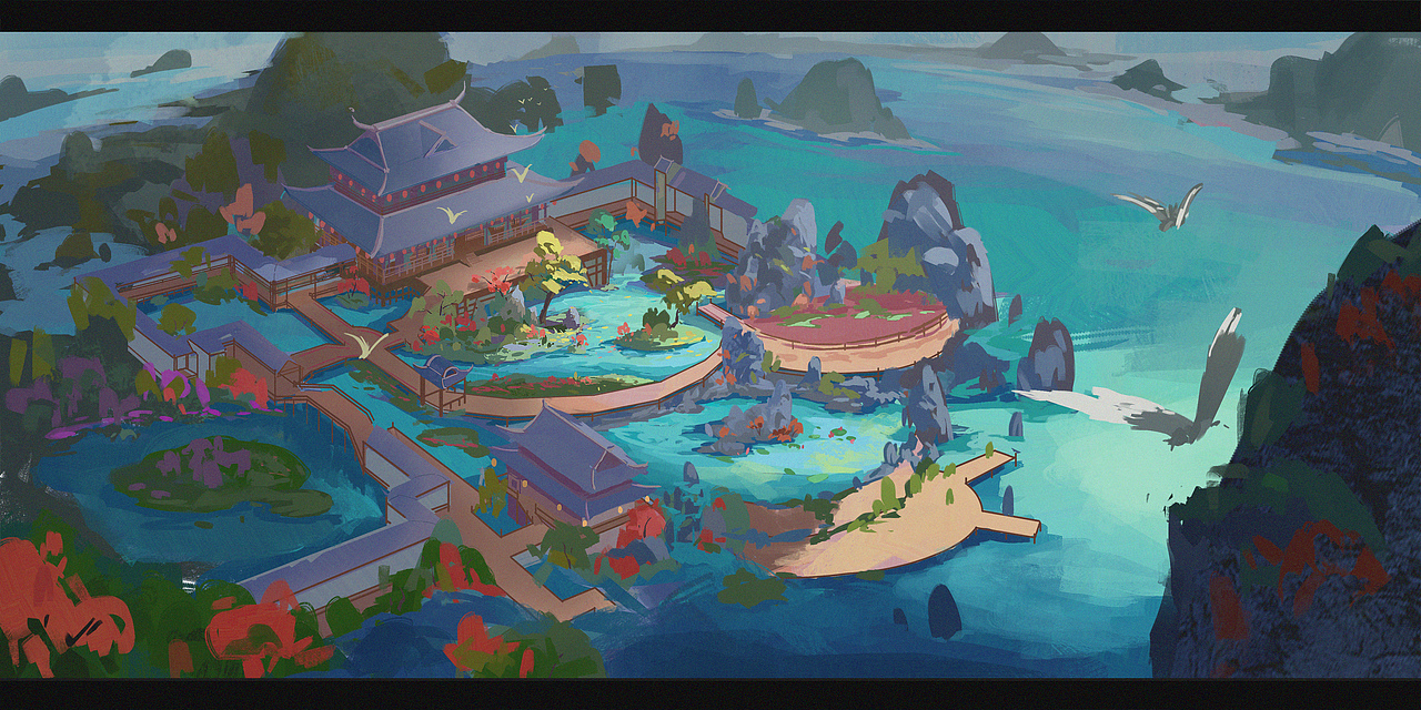 庭院设计（图ZMjUxNTA5NTg0） - 概念设定 - 站酷设计师SFR黄原创素材 - 站酷ZCOOL