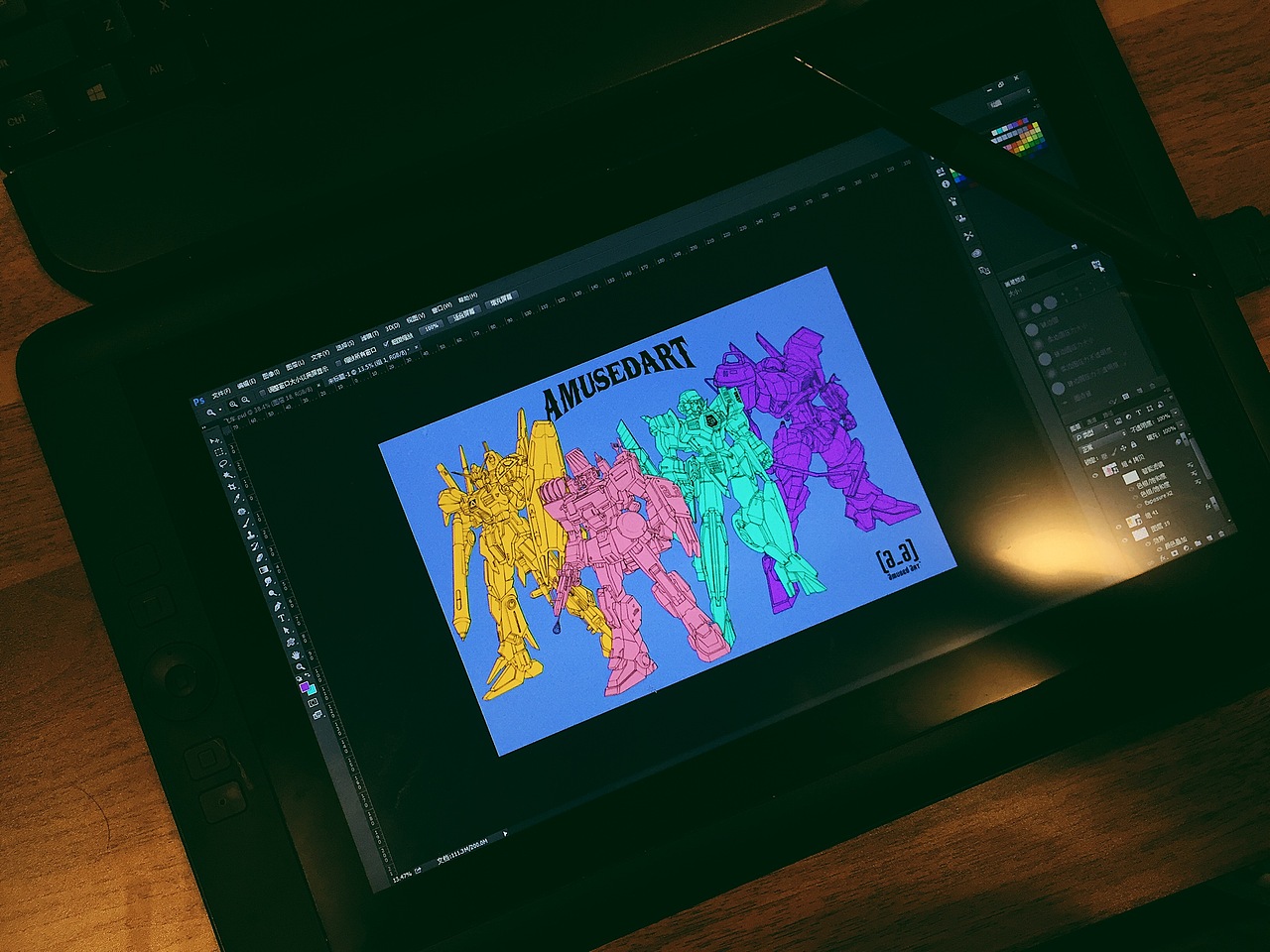 全职高达（图ZOTcwNzkyNTY=） - 商业插画 - 站酷设计师FCCK原创素材 - 站酷ZCOOL