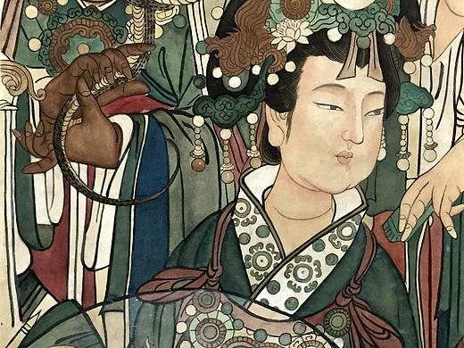 永乐宫壁画2（个人主页-ZMzUzMTQxMzI=） - 绘画 - 站酷设计师猫啊的原创素材 - 站酷ZCOOL