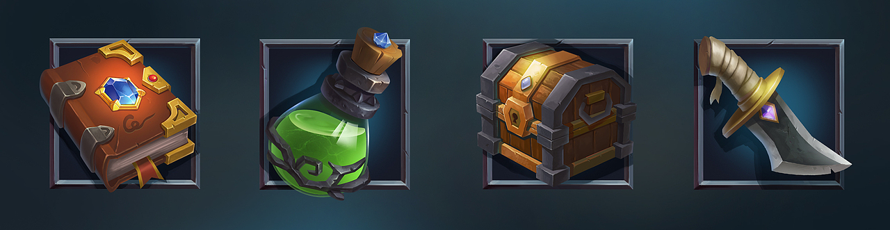 做了一些图标的练习。