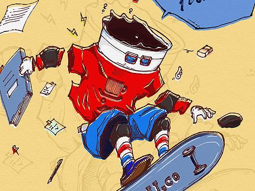 嘿~来杯咖啡精神一下