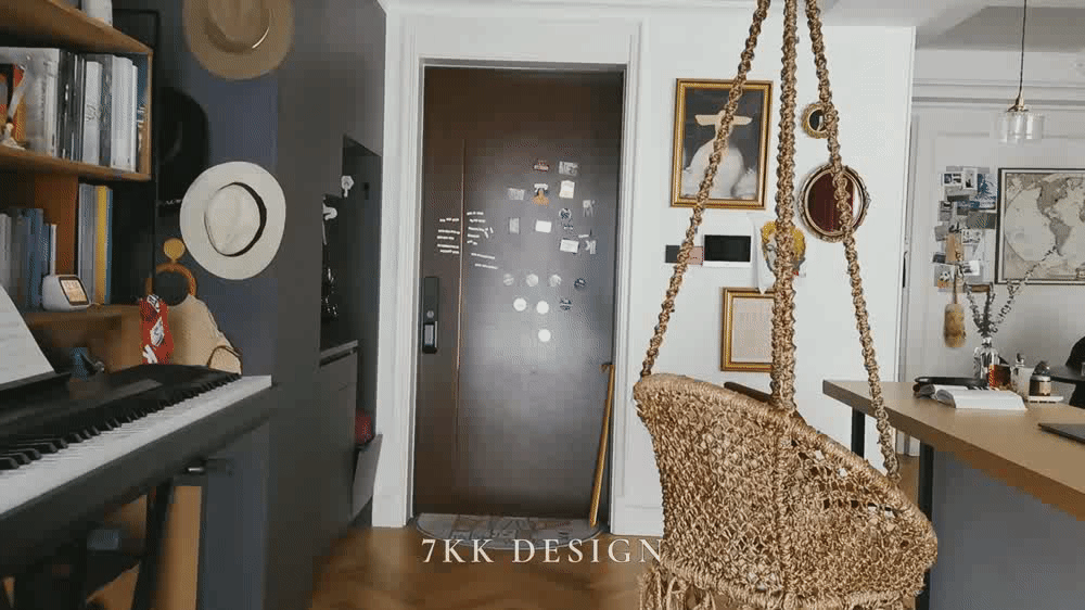 115㎡精装房改造，精彩配色塑造文艺复古风，仅花15万（图ZMjU5MzYxNjg4） - 家装设计 - 站酷设计师7kkdesign麦古一原创素材 - 站酷ZCOOL