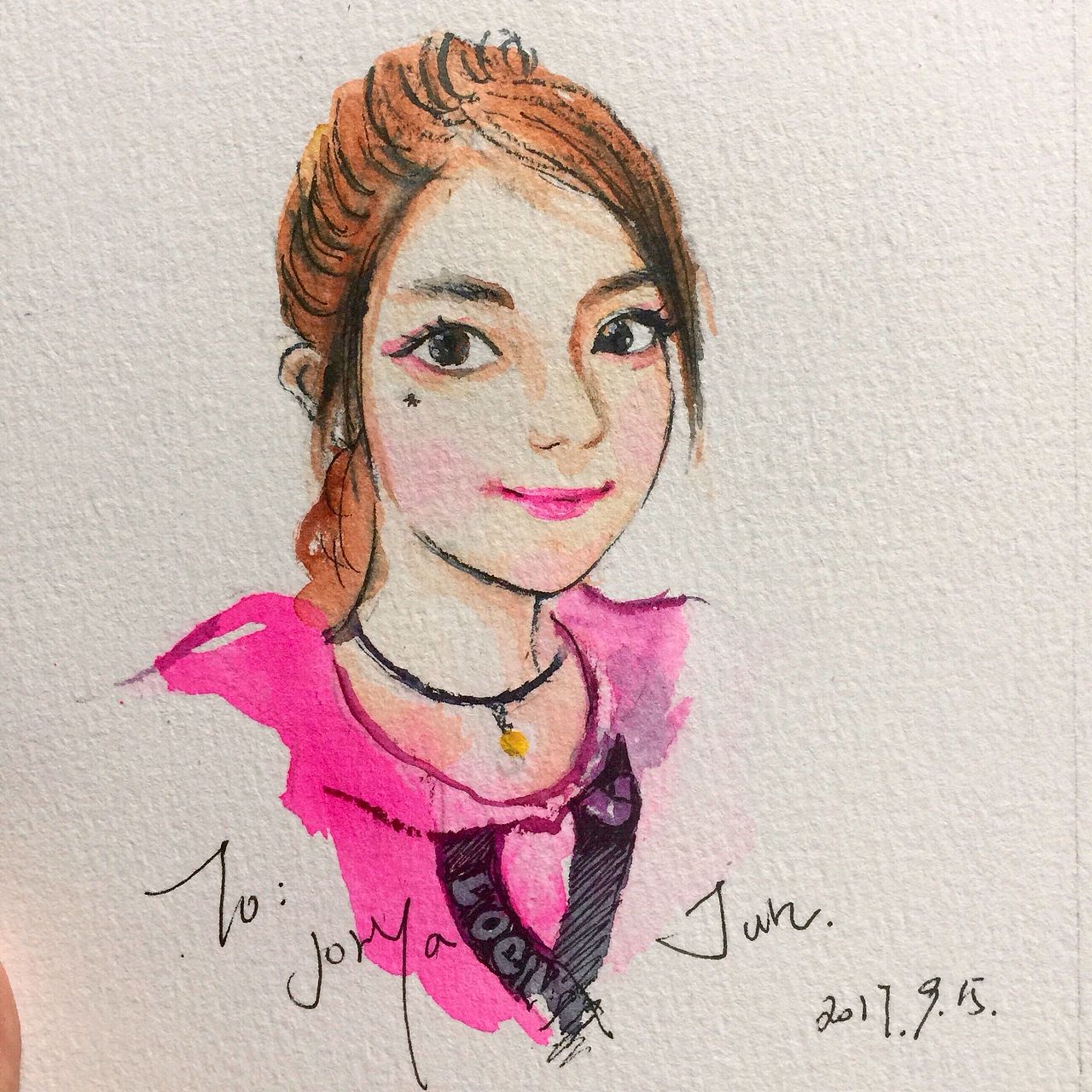 可愛頭像卡通水彩手繪（圖ZOTE4MzIxMDA=） - 繪畫 - 站酷設計師hazel君君原創(chuàng)素材 - 站酷ZCOOL