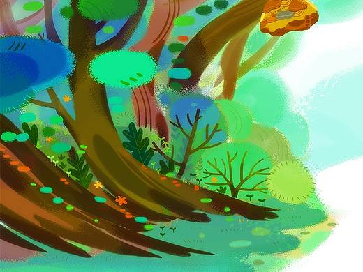 儿童绘本---去年的一组图