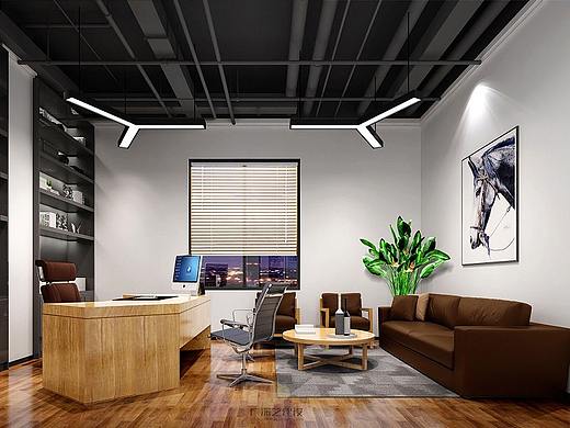 深圳办公室装修设计案例-广豪锋招商办公室-广深艺建设