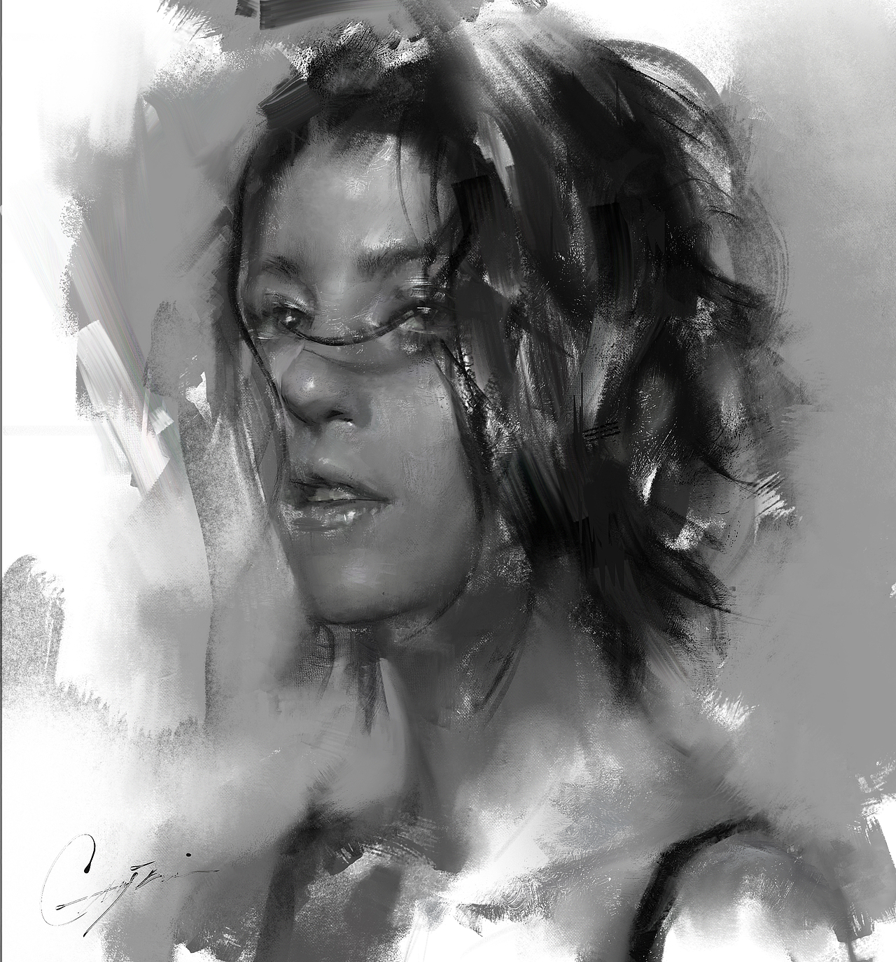 阴天画阴天调调的画