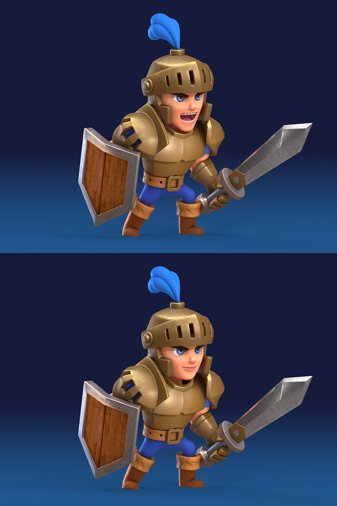 c4d-游戏角色建模