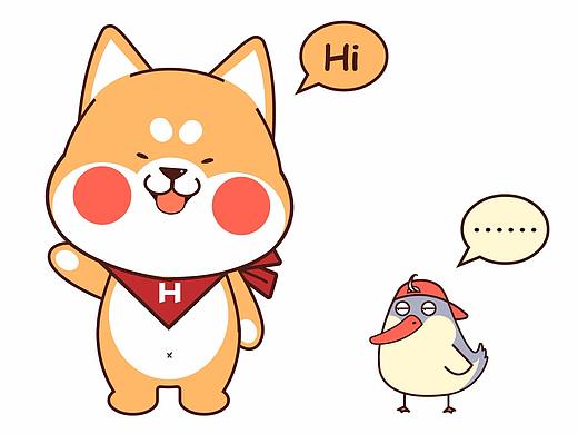 柴犬吉祥物角色设计