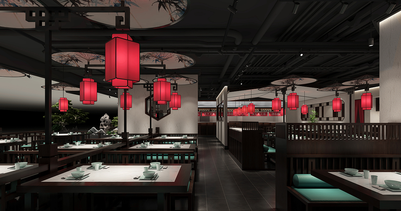 二小姐的店-新中式餐厅设计