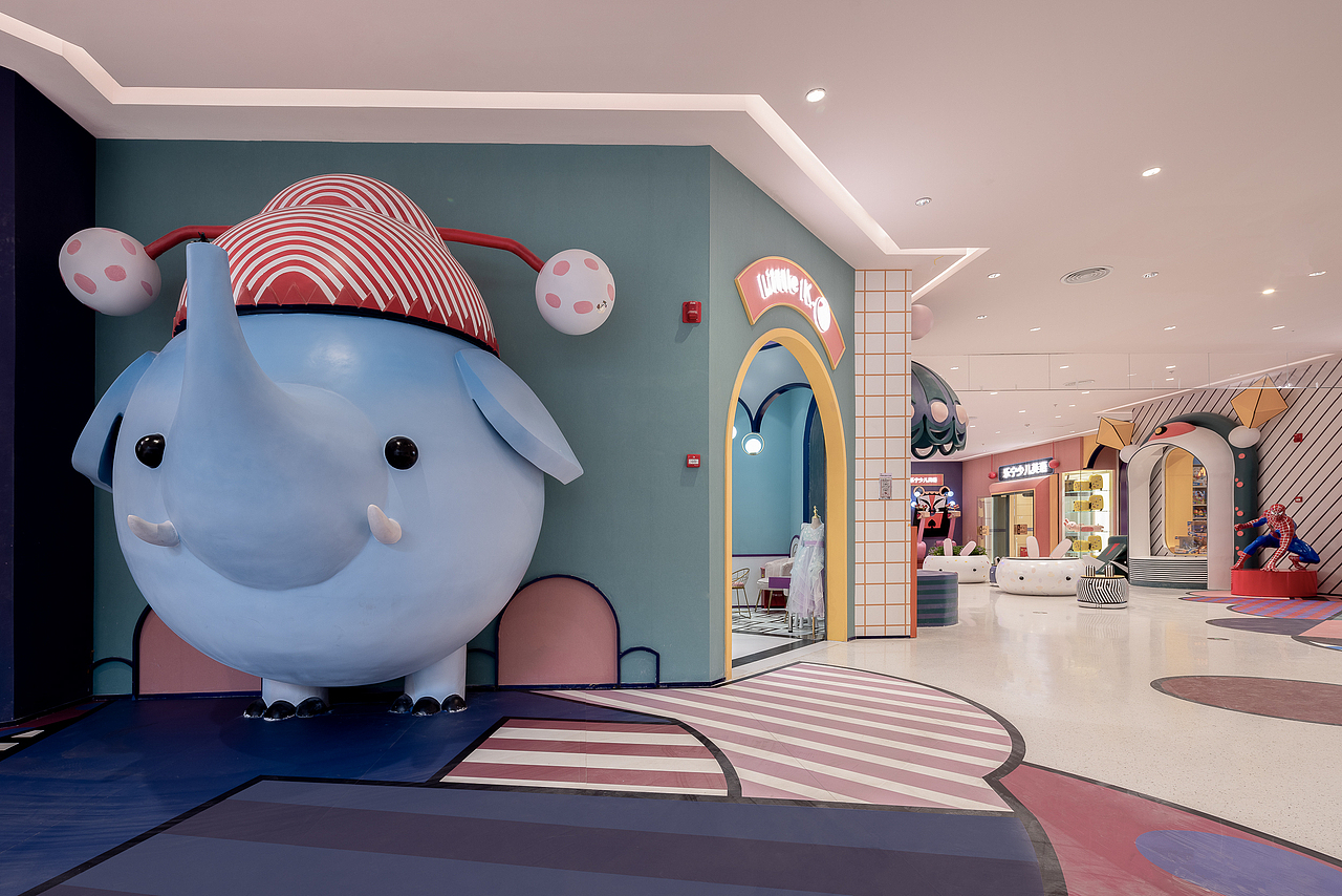 昆山 万象汇儿童主题公区设计 | 唯想国际X+Living（图ZMzI1Nzg0ODky） - 商业空间设计 - 站酷设计师李想_唯想国际原创素材 - 站酷ZCOOL