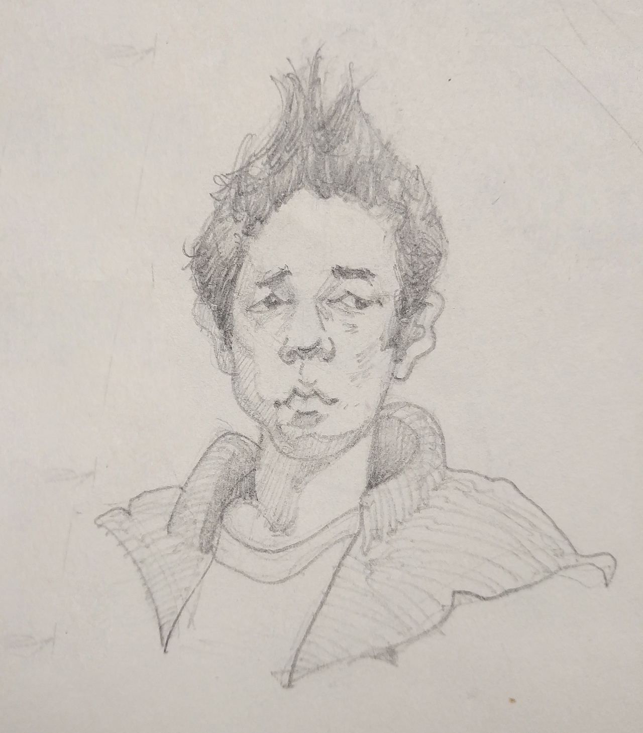 人物速写、铅笔速写