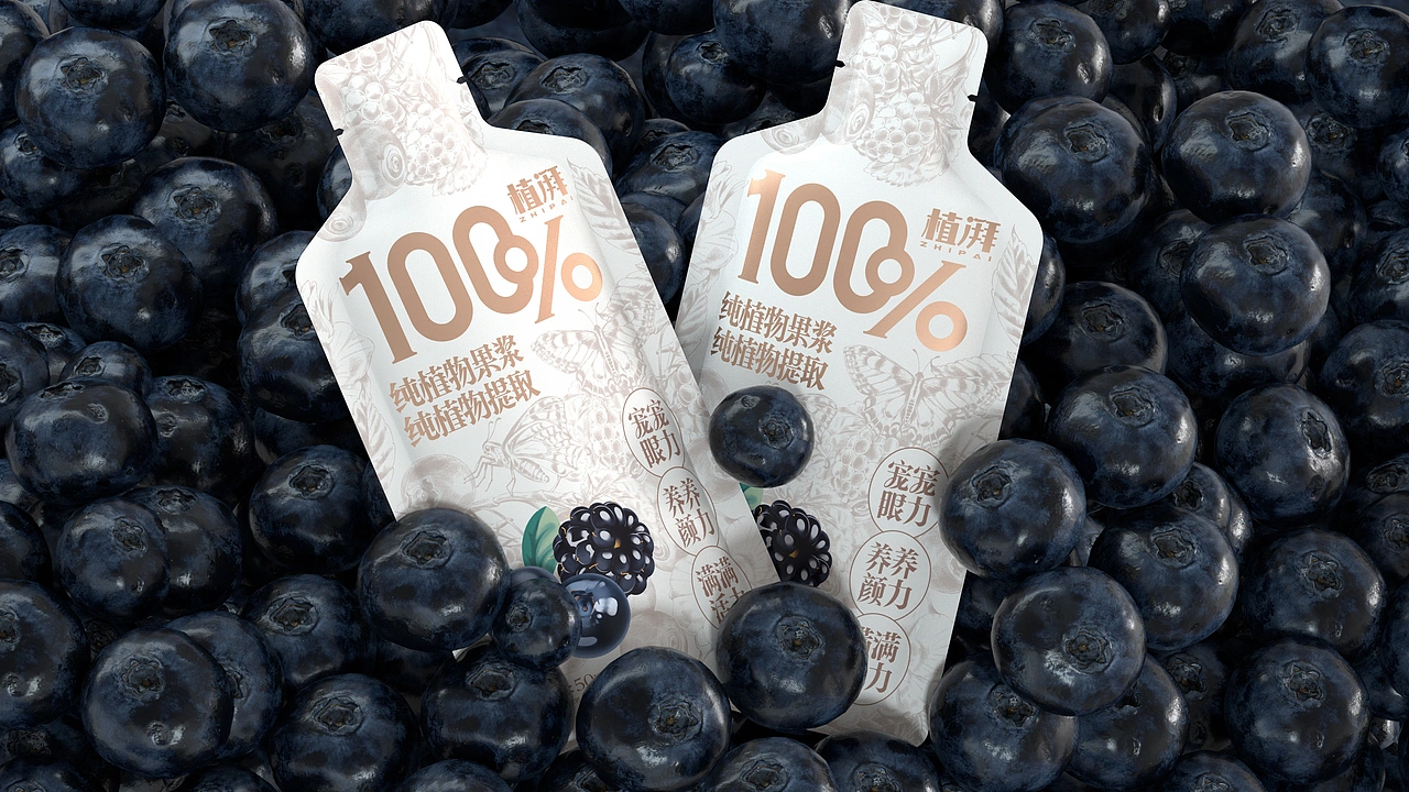 尚智&times;植湃｜100%纯植物果浆概念包装｜食品包装设计