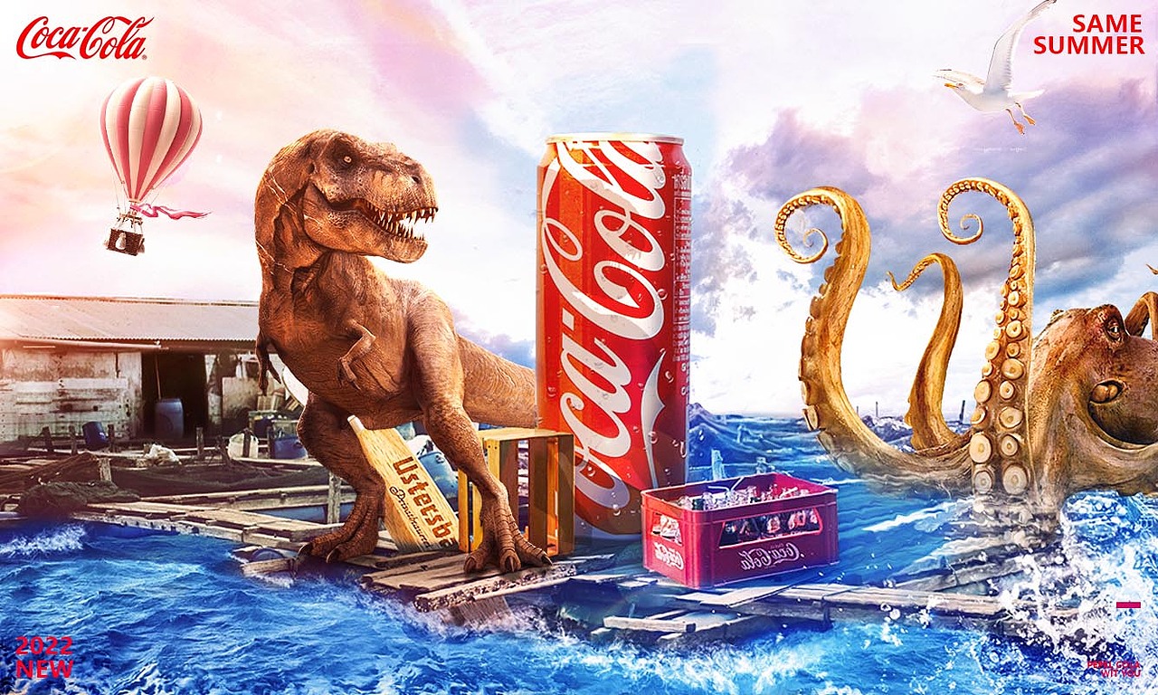 视觉设计合成海报