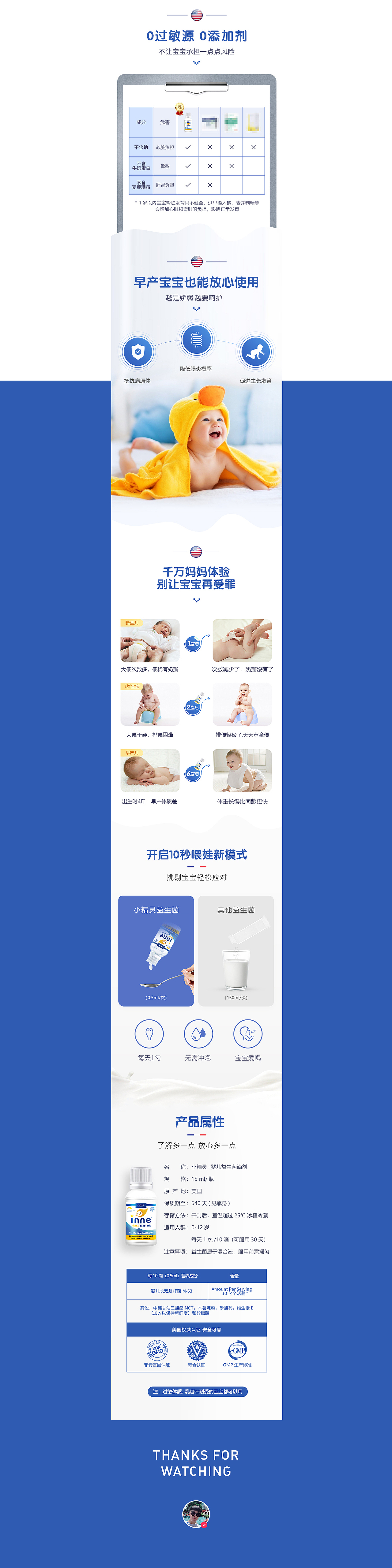 小精灵婴儿益生菌滴剂-详情页（图ZMjE4MzA4MTA0） - 品牌 - 站酷设计师Happyboy丶原创素材 - 站酷ZCOOL