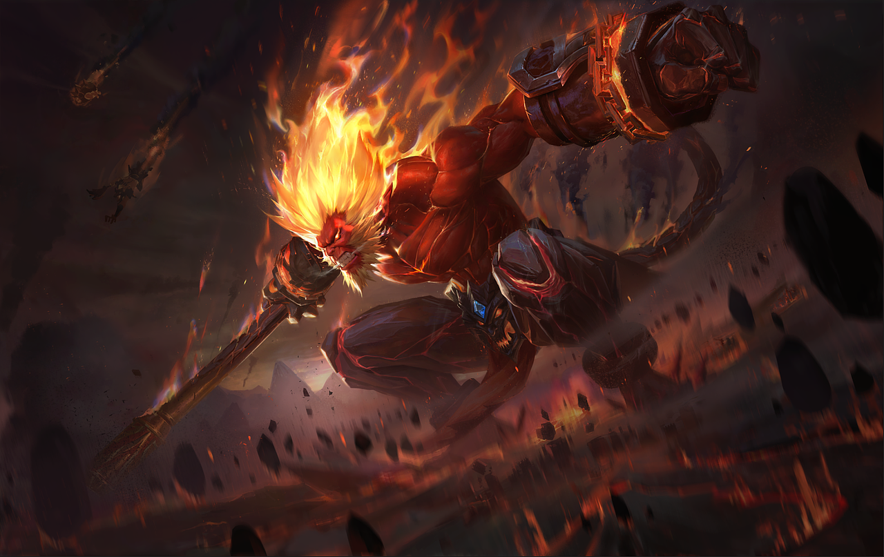 英雄联盟手游三昧真火孙悟空