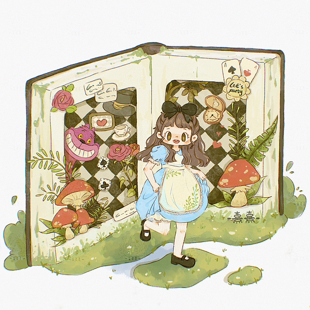 壁纸小场景（图ZMzQ1NDc5MTQ0） - 商业插画 - 站酷设计师_吴熹熹_原创素材 - 站酷ZCOOL