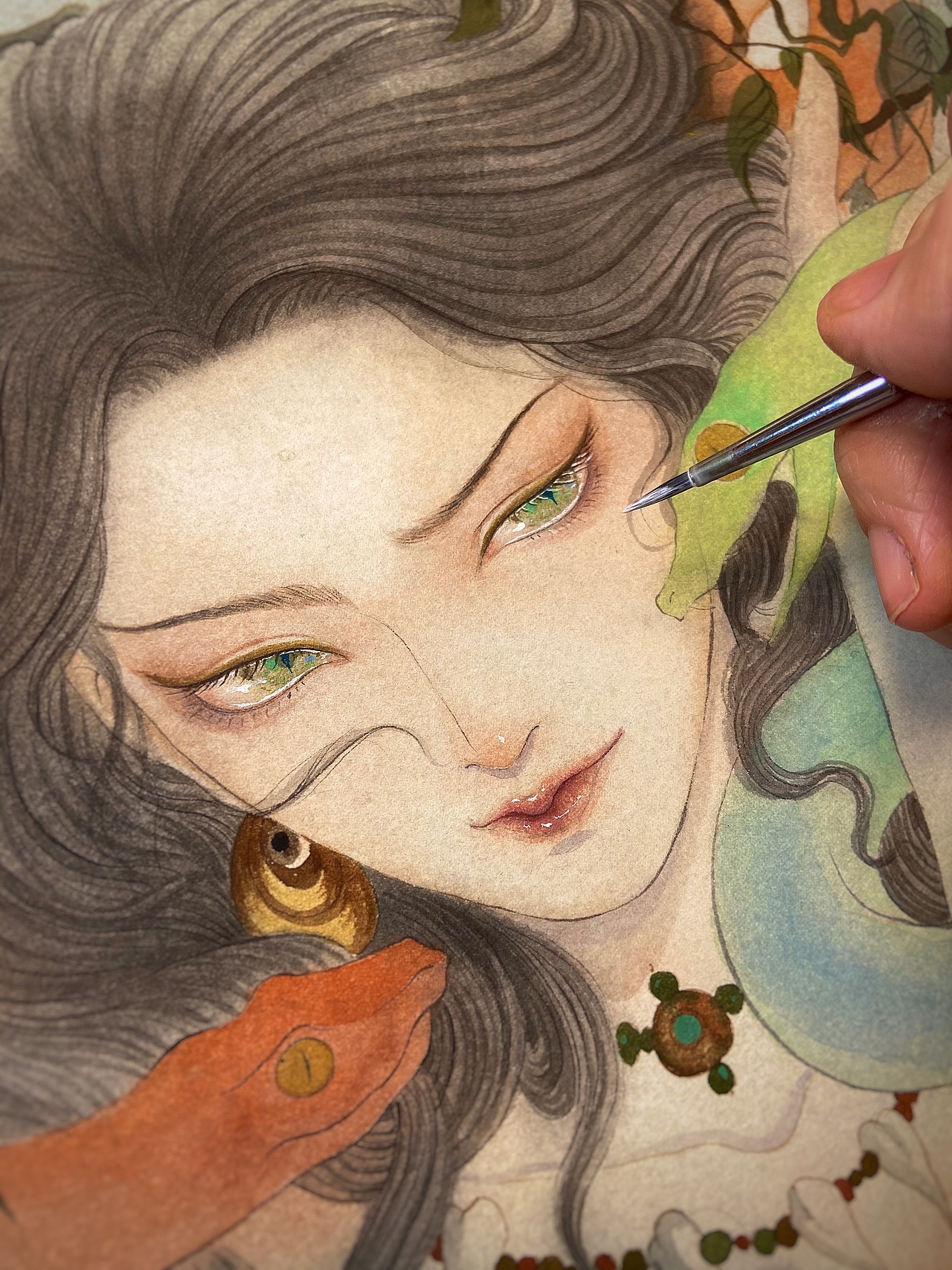 雨师妾手绘插画