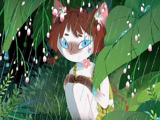 躲雨