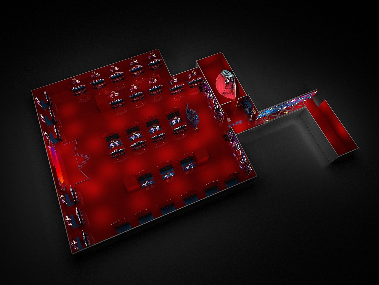 年货节 国潮风 舞美 展位（图ZMjQwNDgzOTky） - 舞台美术 - 站酷设计师3D设计联系我原创素材 - 站酷ZCOOL