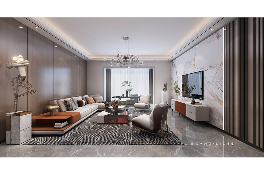 昆明湖澜庭·现代简约轻奢风