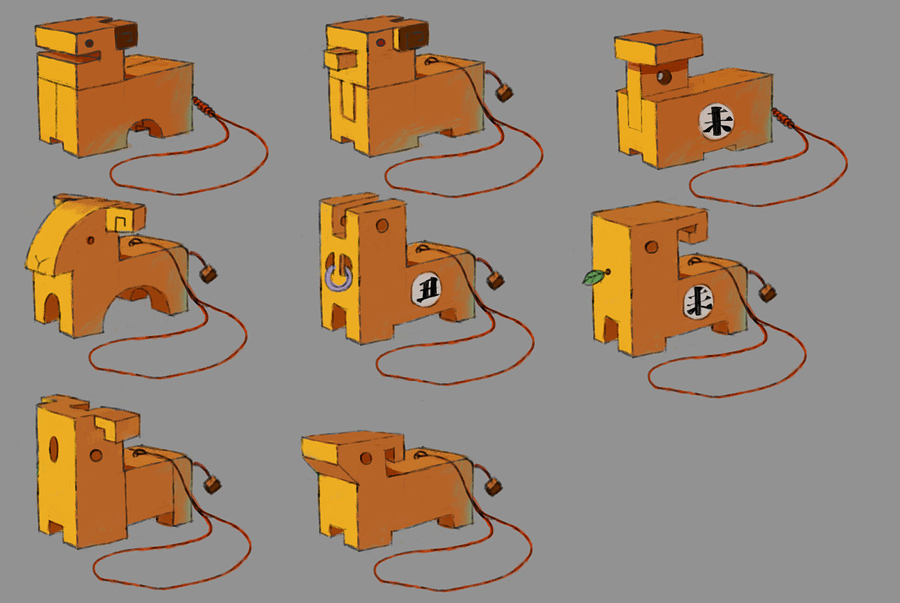 虎墩道具设定（图ZMjg3MzkyNjgw） - 概念设定 - 站酷设计师珍妮玛黛晋原创素材 - 站酷ZCOOL