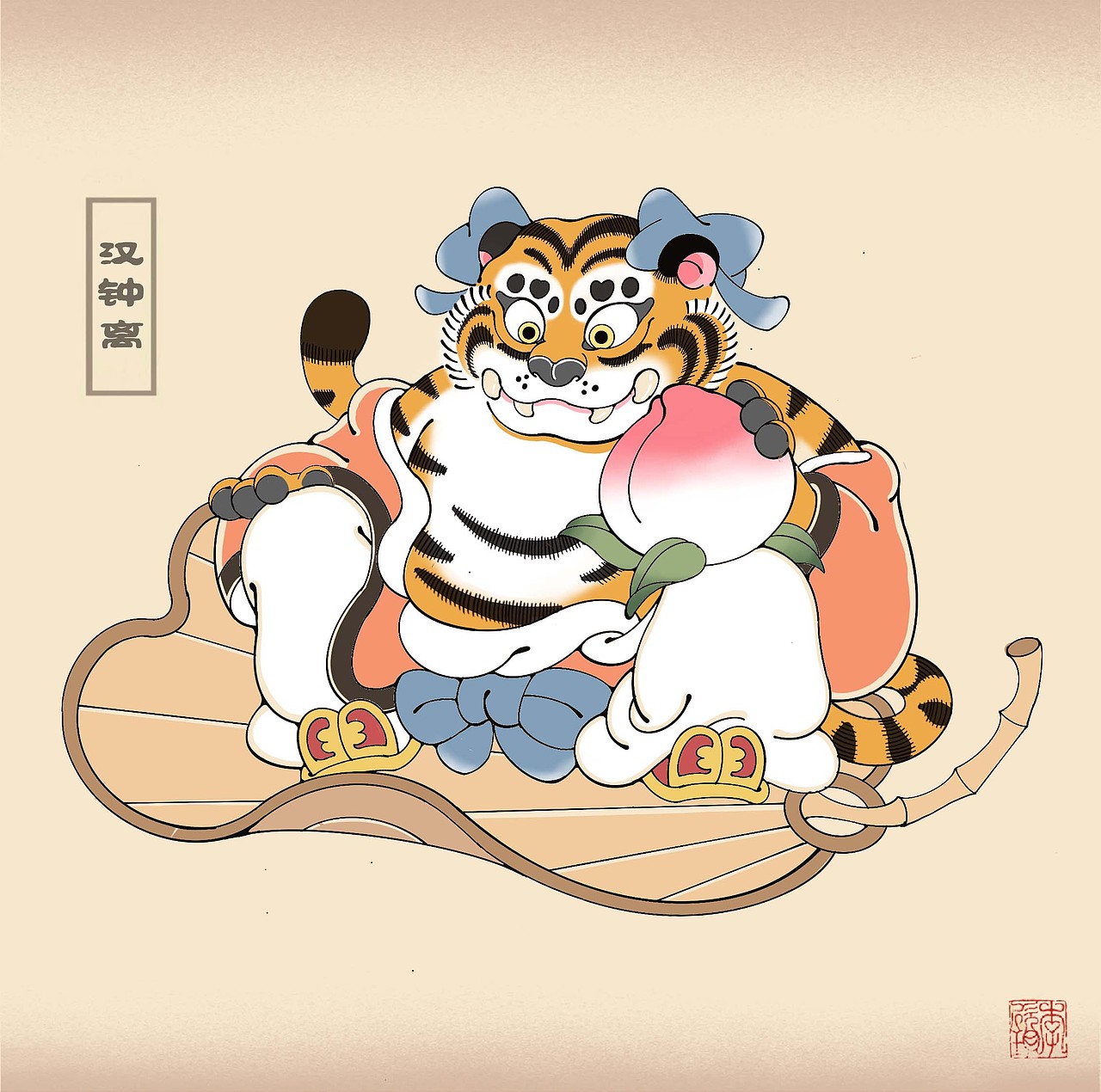 八虎过海（图ZMjg2OTkxMzU2） - 艺术插画 - 站酷设计师胖玥原创素材 - 站酷ZCOOL